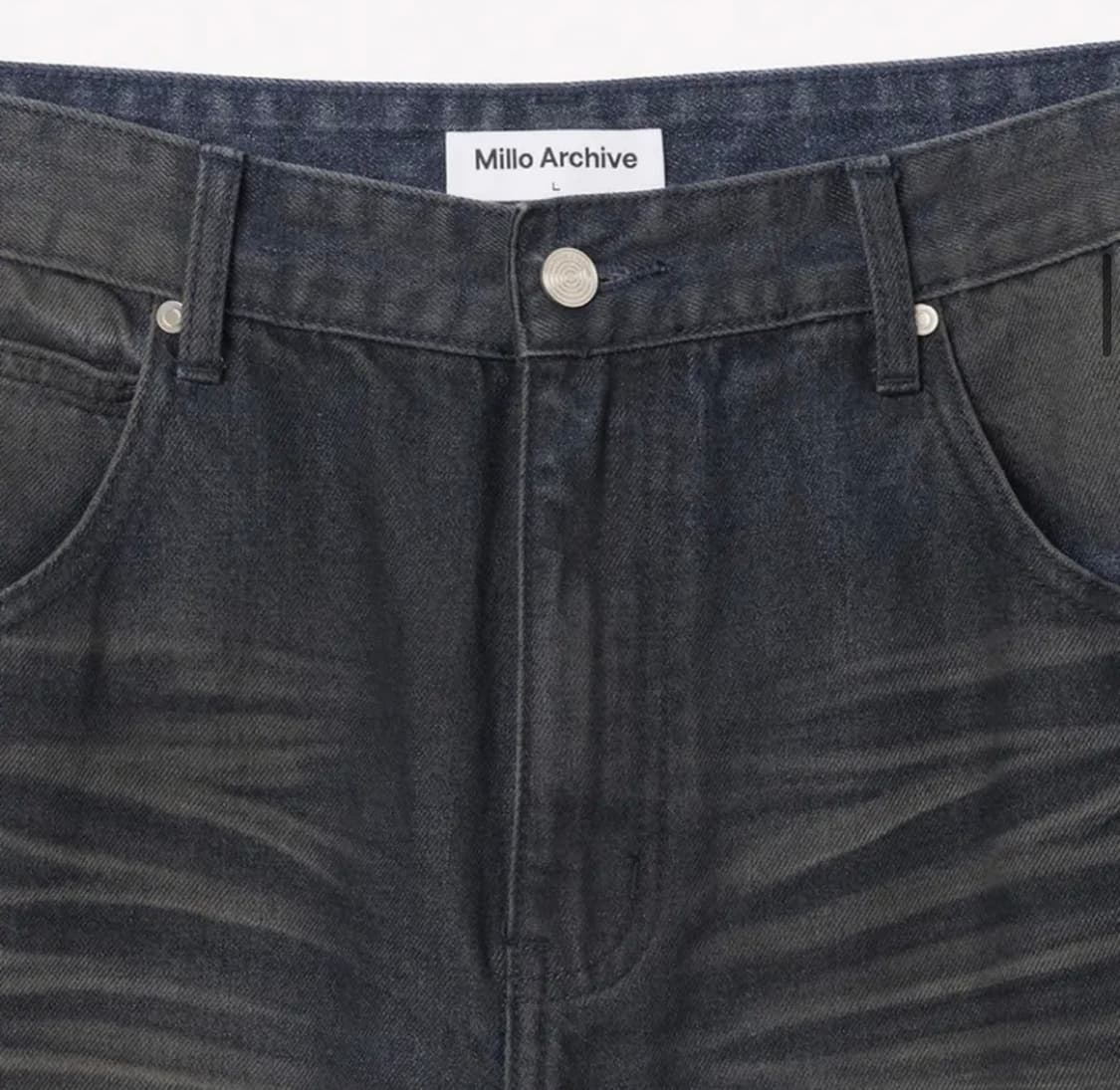 밀로아카이브 컨스트럭터 플레어 진 [워시드 블루] 상품이미지2