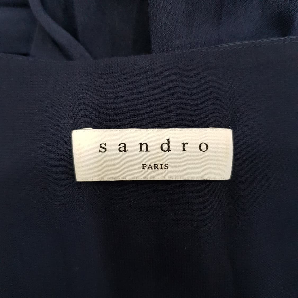 산드로 트리밍 플리츠 롱 원피스 34사이즈 상품이미지8