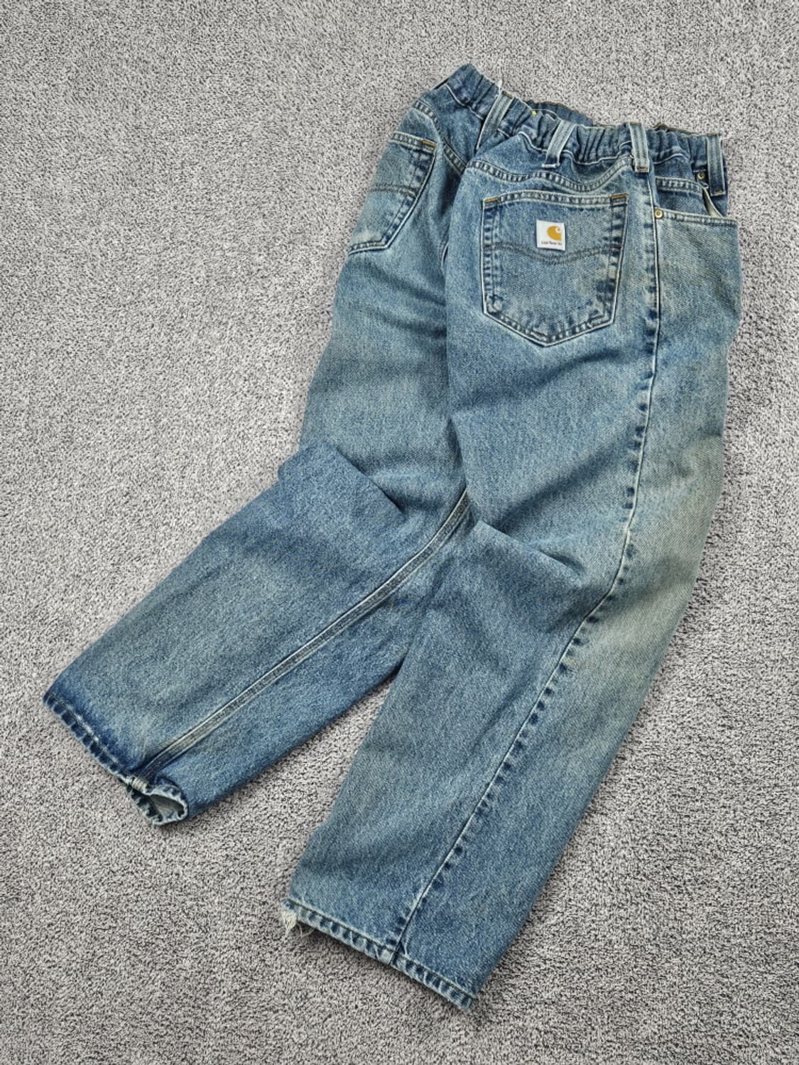 칼하트 밴딩 커스텀 데님 워크 팬츠 ( 38X30 추정 ) / 10055 상품이미지1