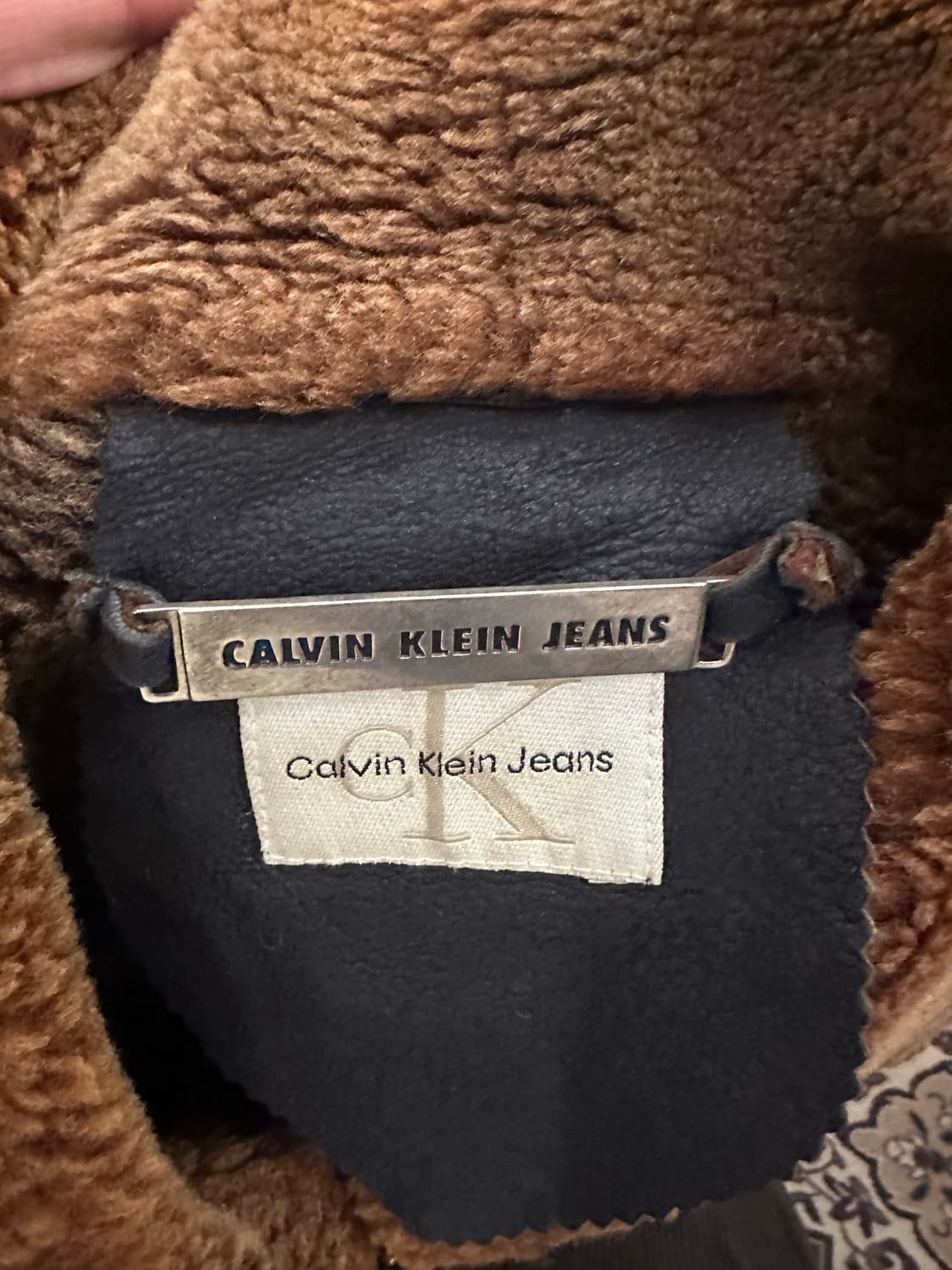 100)올드 캘빈클라인 무스탕 상품이미지5