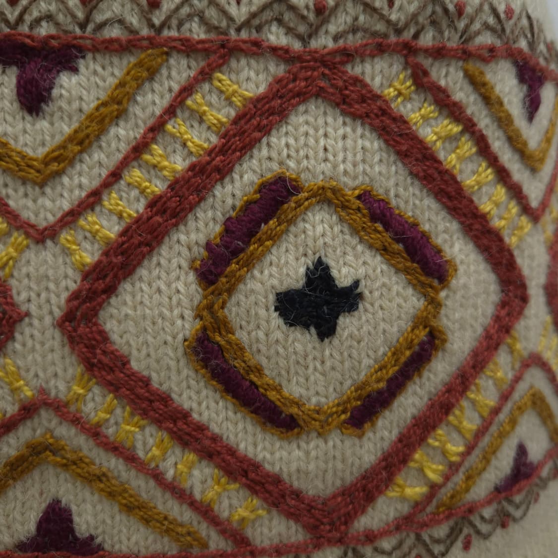 울 100% 포크패턴 에스닉 튜니크 니트 상품이미지8