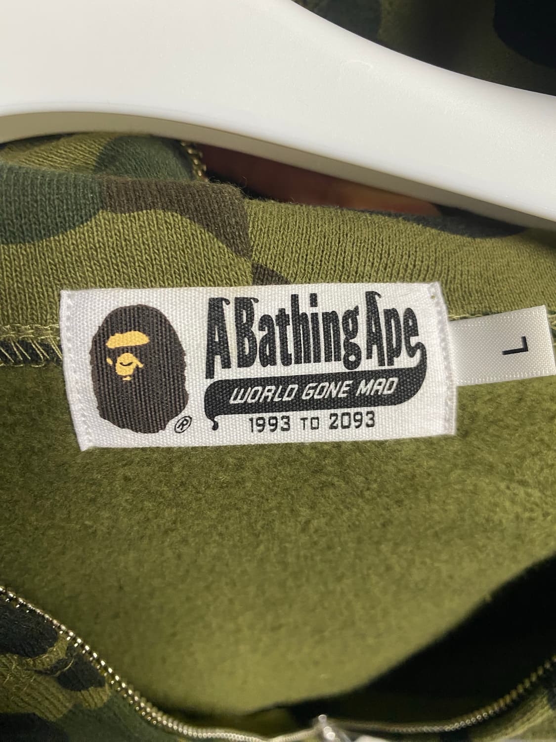 베이프 PONR 카모 샤크 후드 L 상품이미지3