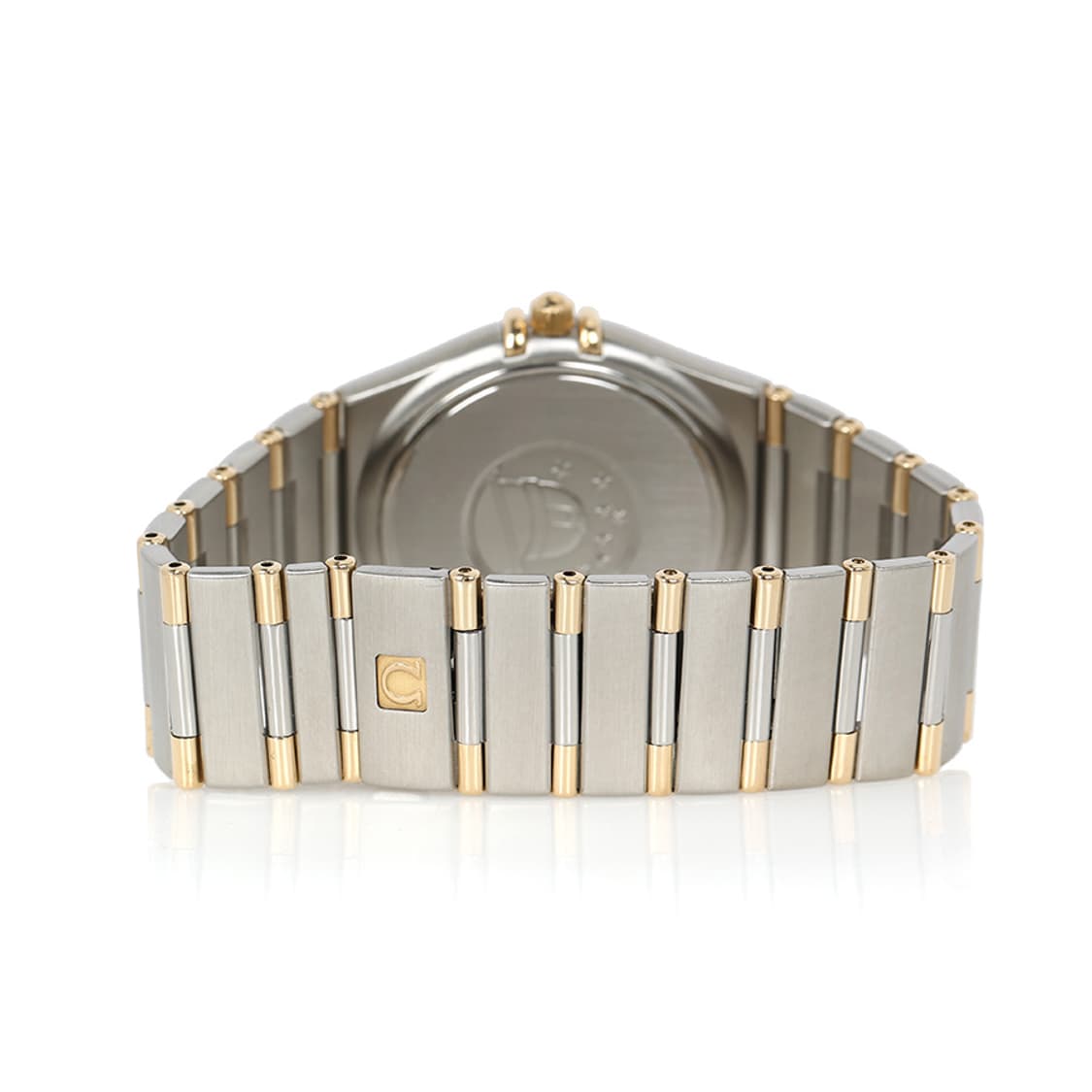 오메가 컨스텔레이션 하프바 워치 화이트 콤비 시계 인덱스 상품이미지2