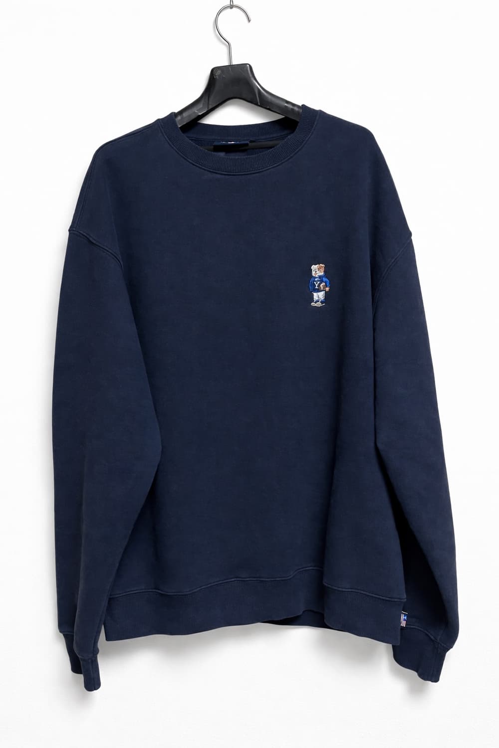 [ YALE 곰돌이 네이비 맨투맨 L ] 상품이미지1