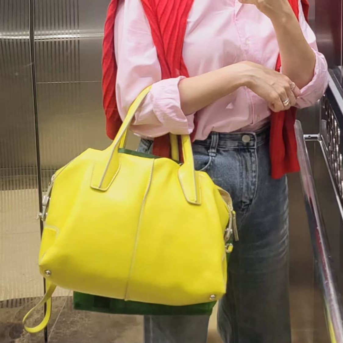 TOD'S 토즈 정품 디백 미듐 토트백 숄더백 투웨이 명품가방 2way백 상품이미지8