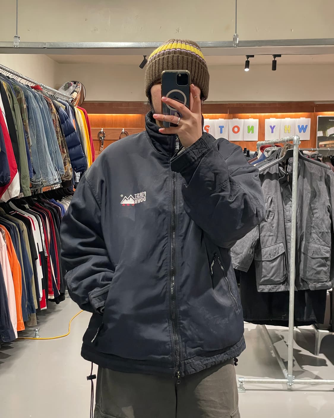 퍼스트다운 플리스 아웃도어 점퍼 자켓 상품이미지3