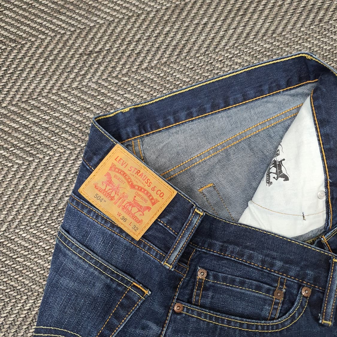 리바이스 504 데님 청바지 남자36 상품이미지2