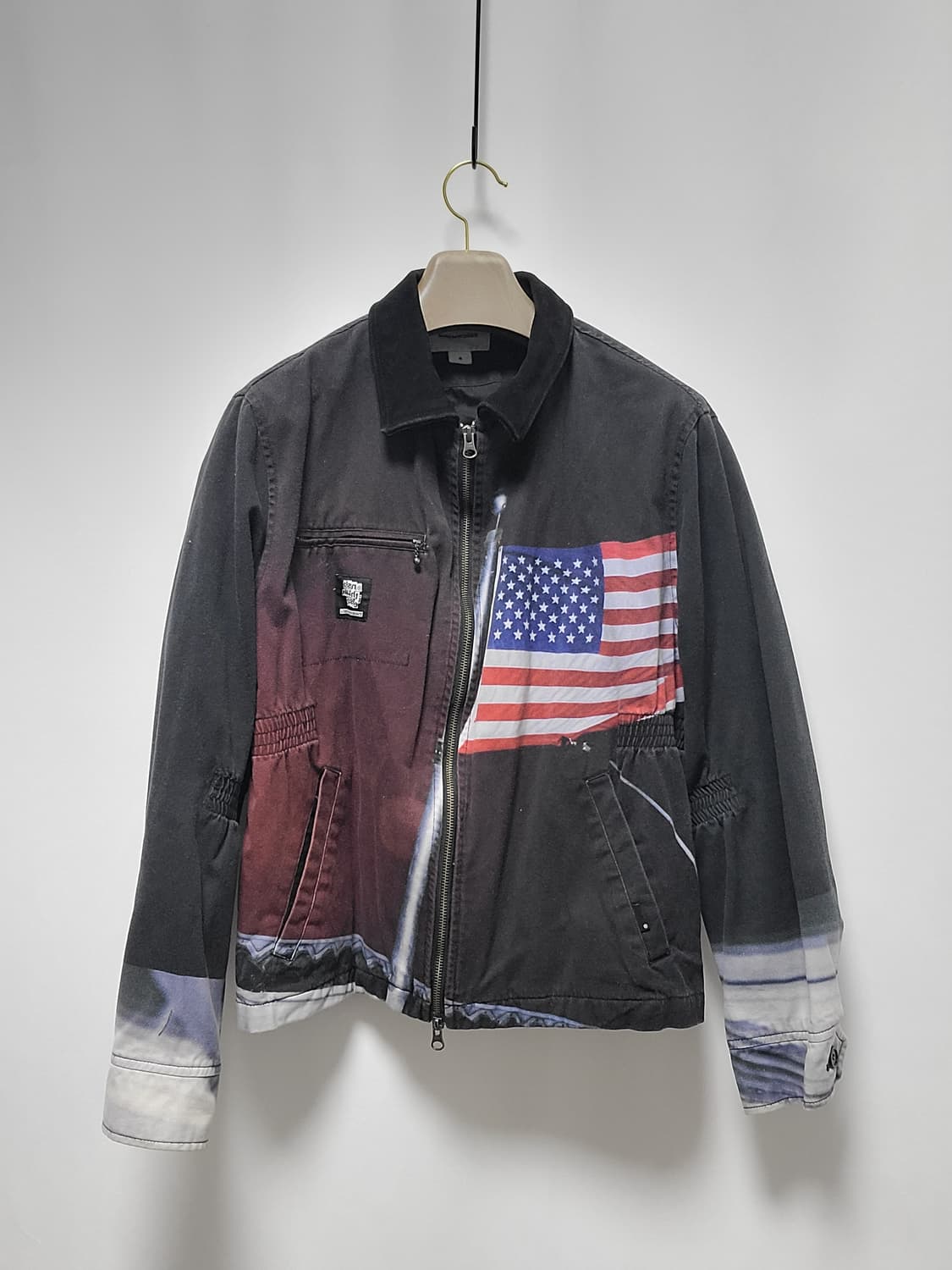 디스니즈네버댓 성조기로고 스펠아웃패치 자켓 상품이미지2