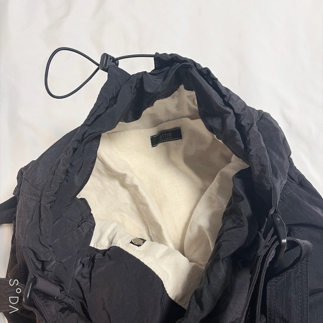 athe 아떼바네사브루노 리본 백팩 블랙 상품이미지6