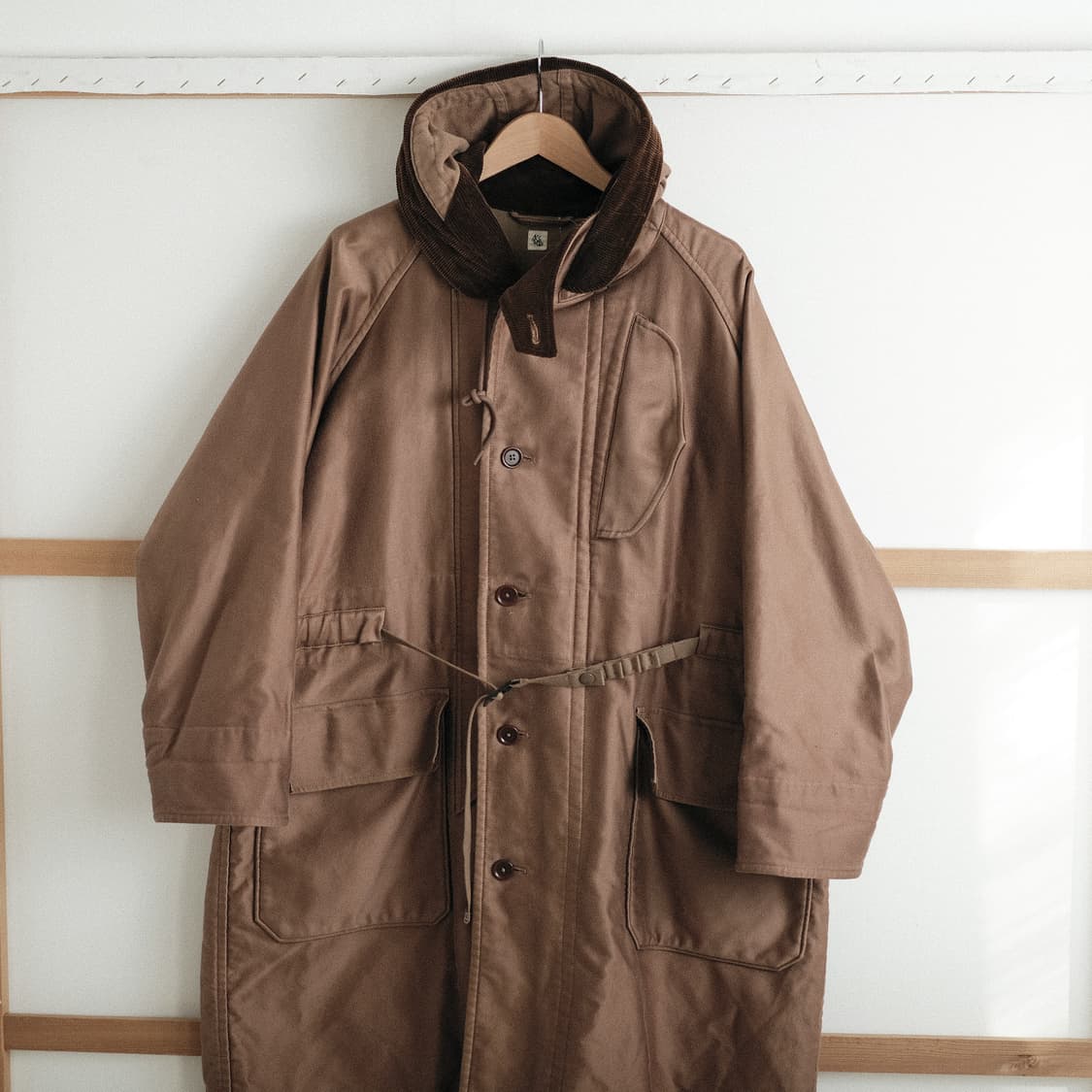 캡틴선샤인 17FW 몰스킨 콜드웨더 코트 브라운 38사이즈 상품이미지3