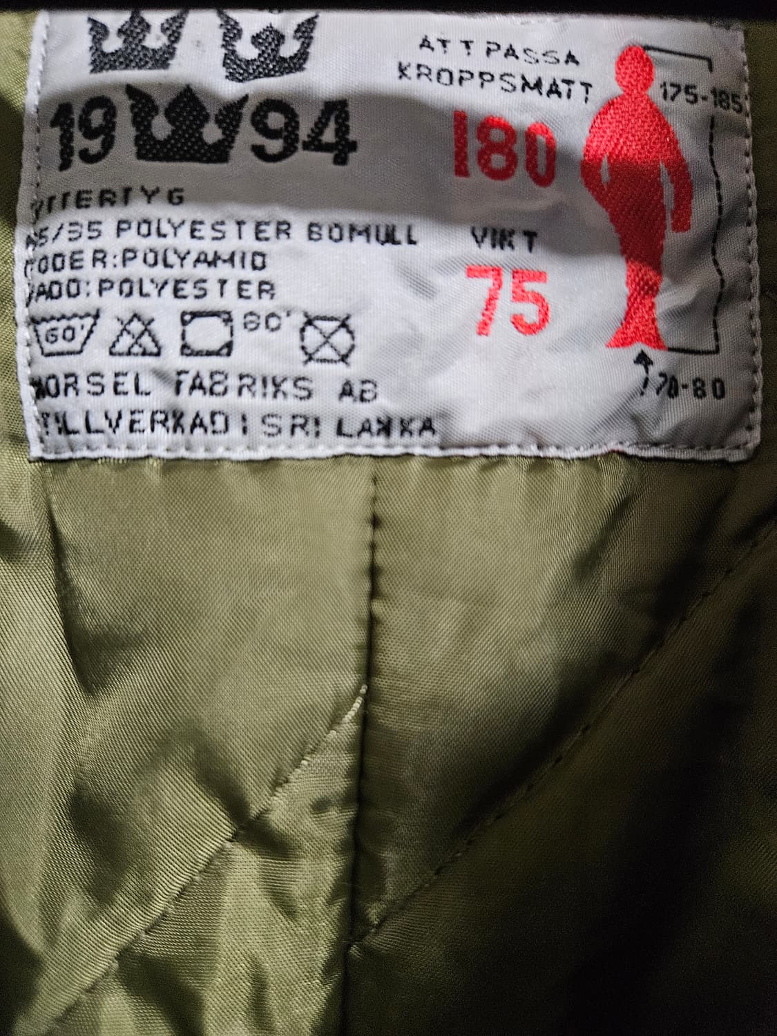 Og 스웨덴군 m90 파카  상품이미지4