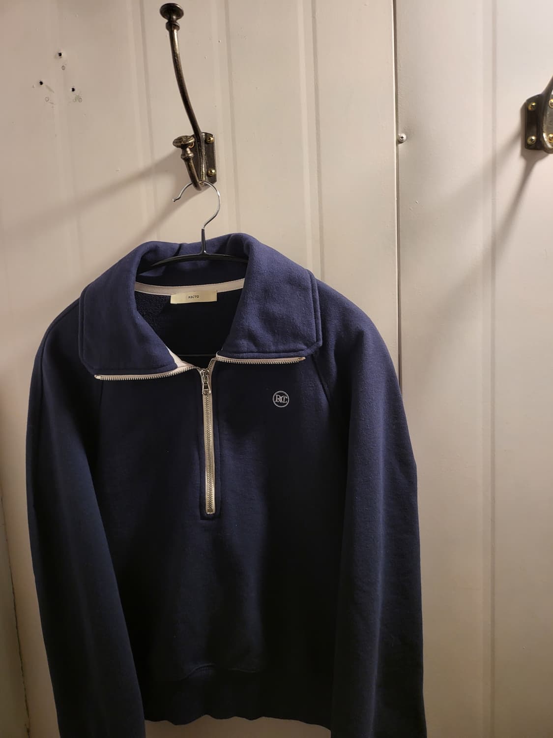 [F]렉토 네이비 하프 집업 맨투맨 상품이미지2