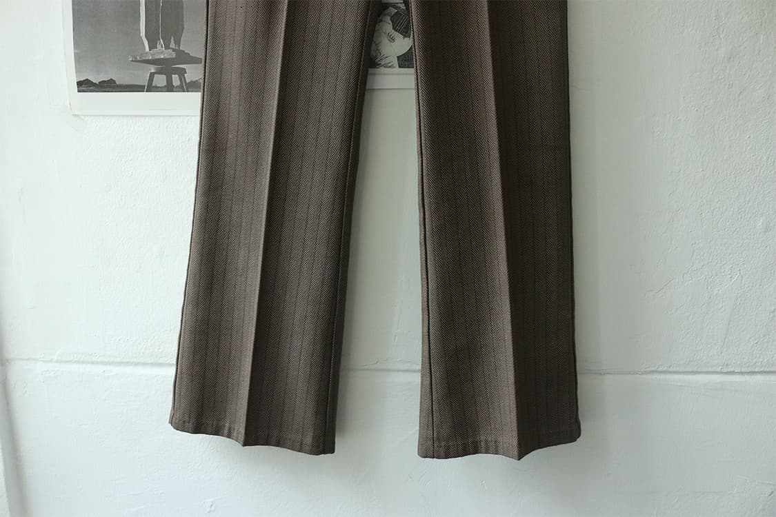 70s 스트라이프 부츠컷 트라우저 팬츠 상품이미지5