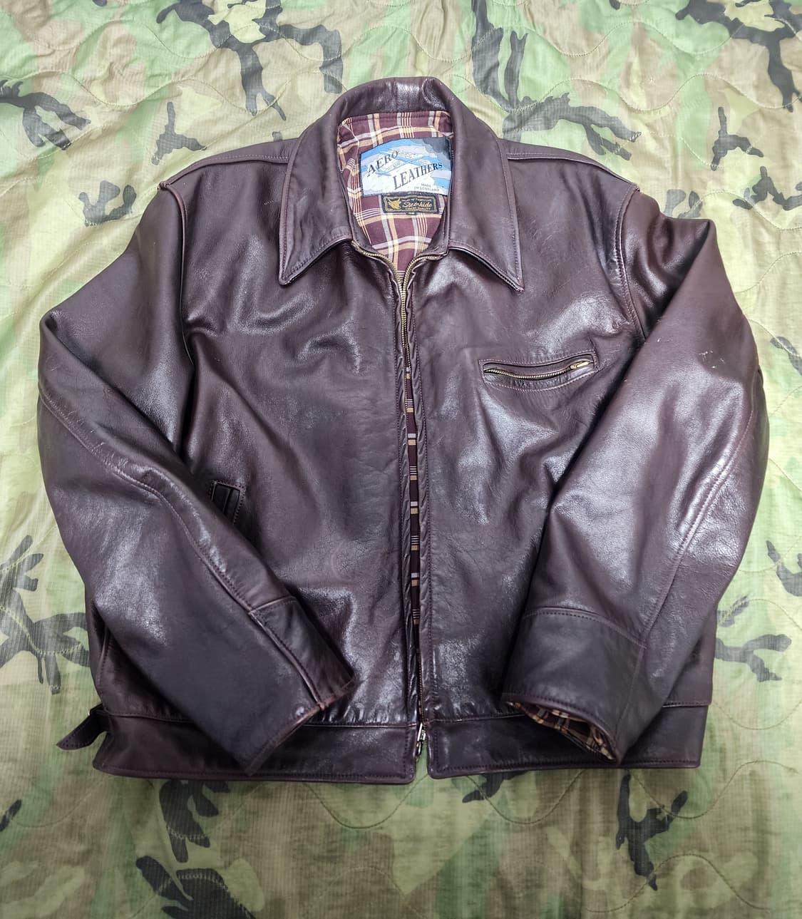 에어로레더 하이웨이맨 자켓 상품이미지1