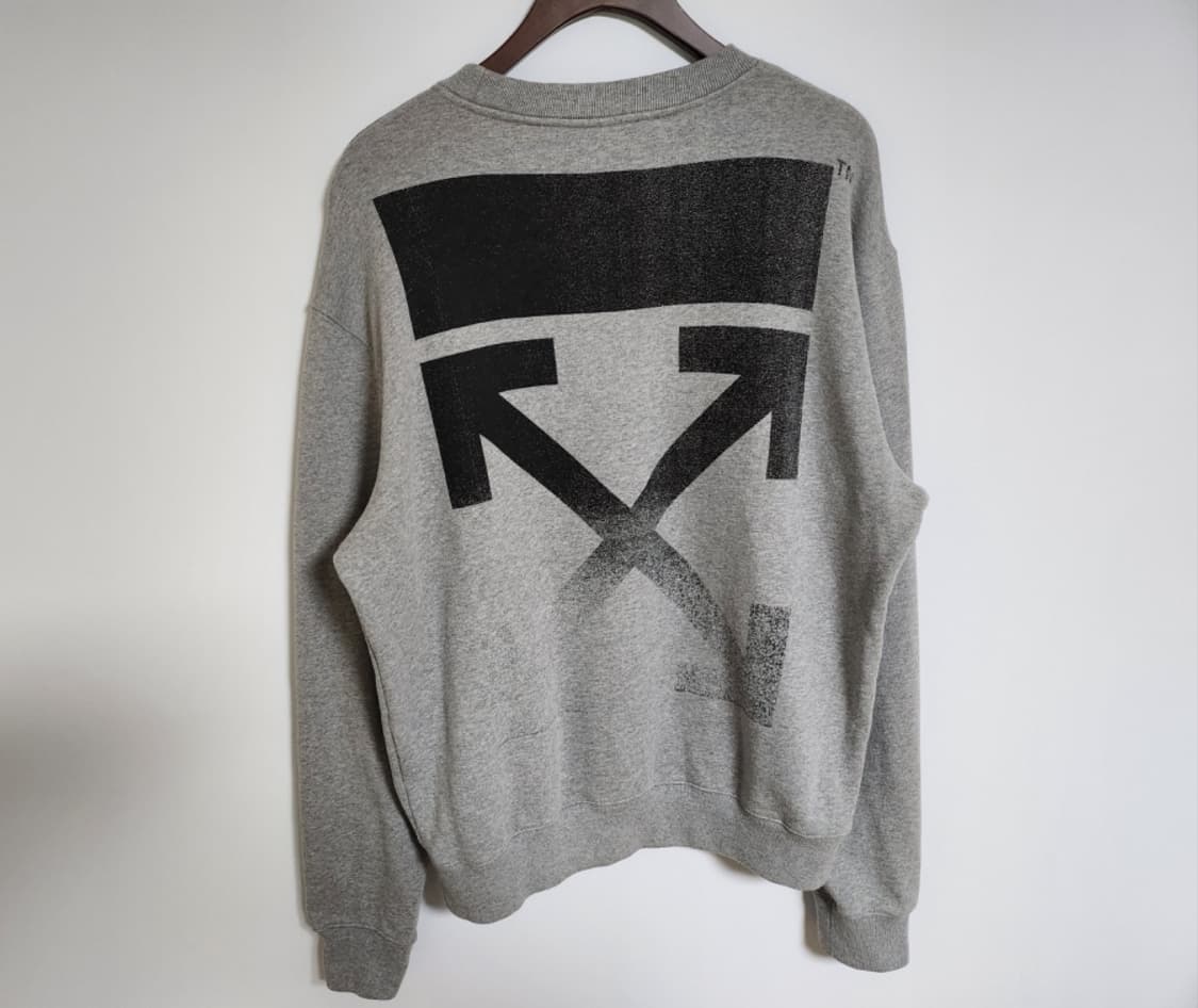 [M] 오프화이트 디그레이드 남성 맨투맨 OMBA025F21FLE006 상품이미지1