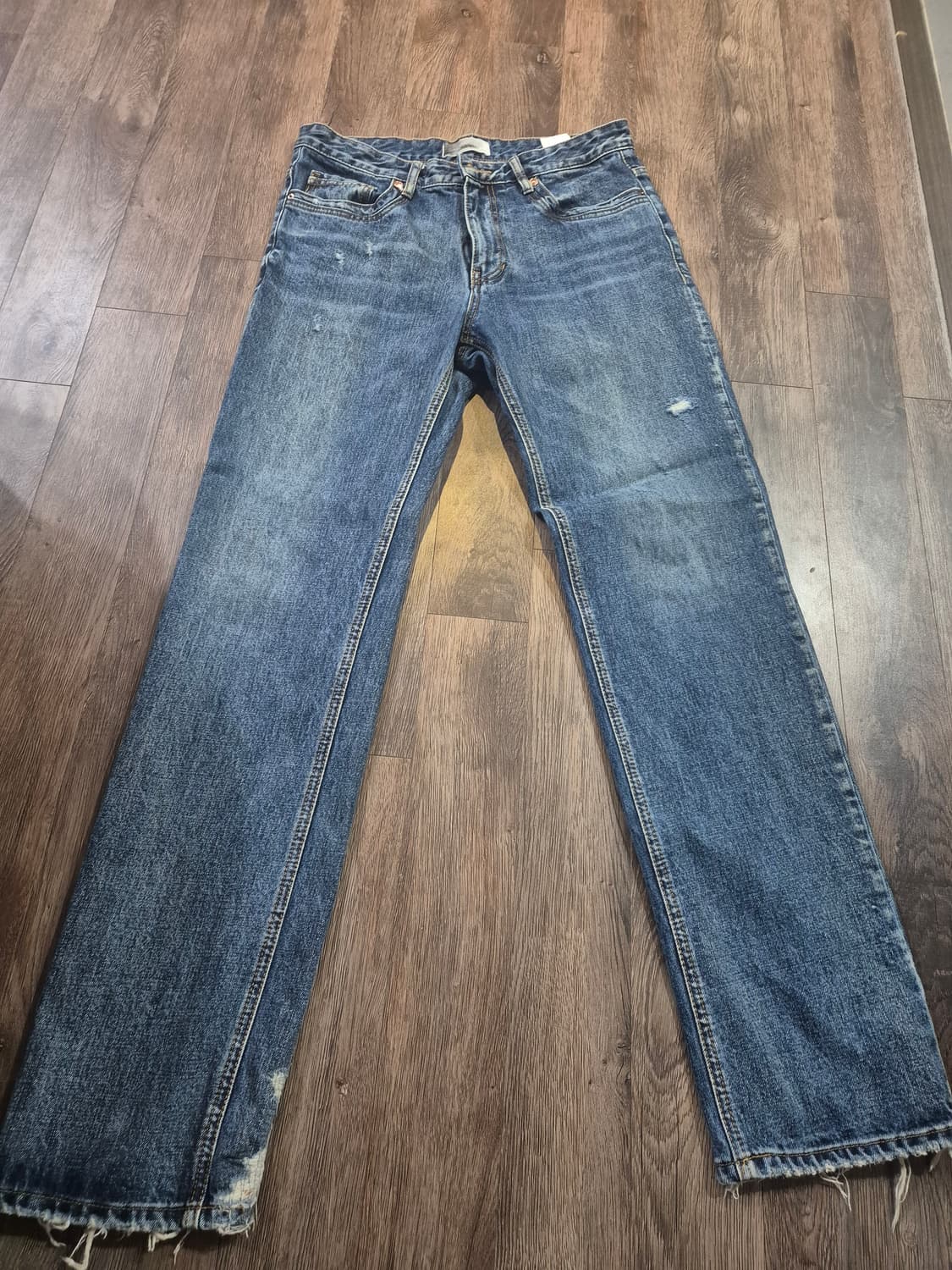 GRIMY WASHING STRAIGHT DENIM 48 메종미네드 상품이미지1
