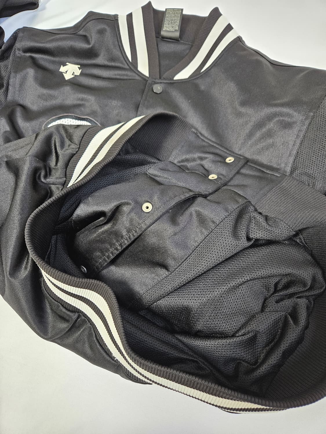 데상트 DMS 올드스쿨 봄버자켓 항공점퍼 빈티지 메쉬 기능성 L 110 상품이미지5