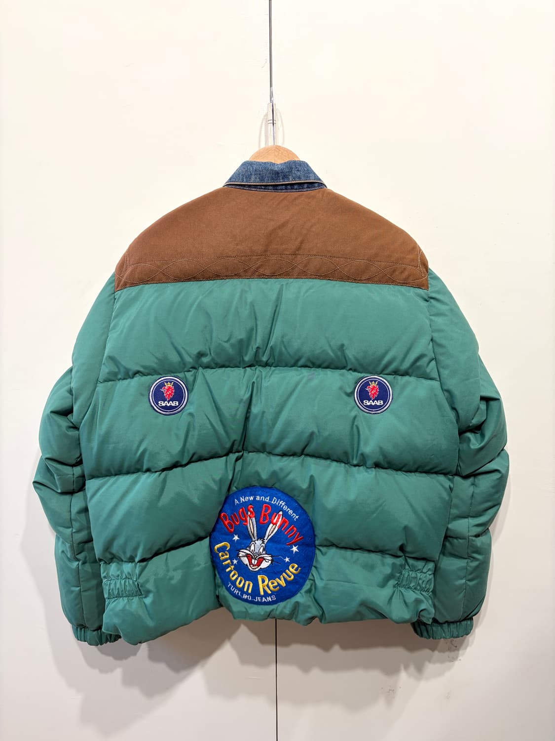 90's 리바이스 데님 덕다운 패딩 자켓 상품이미지4