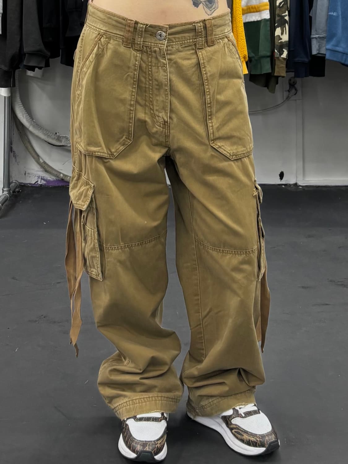VTG 그런지 스트랩 디테일 카고팬츠 상품이미지3