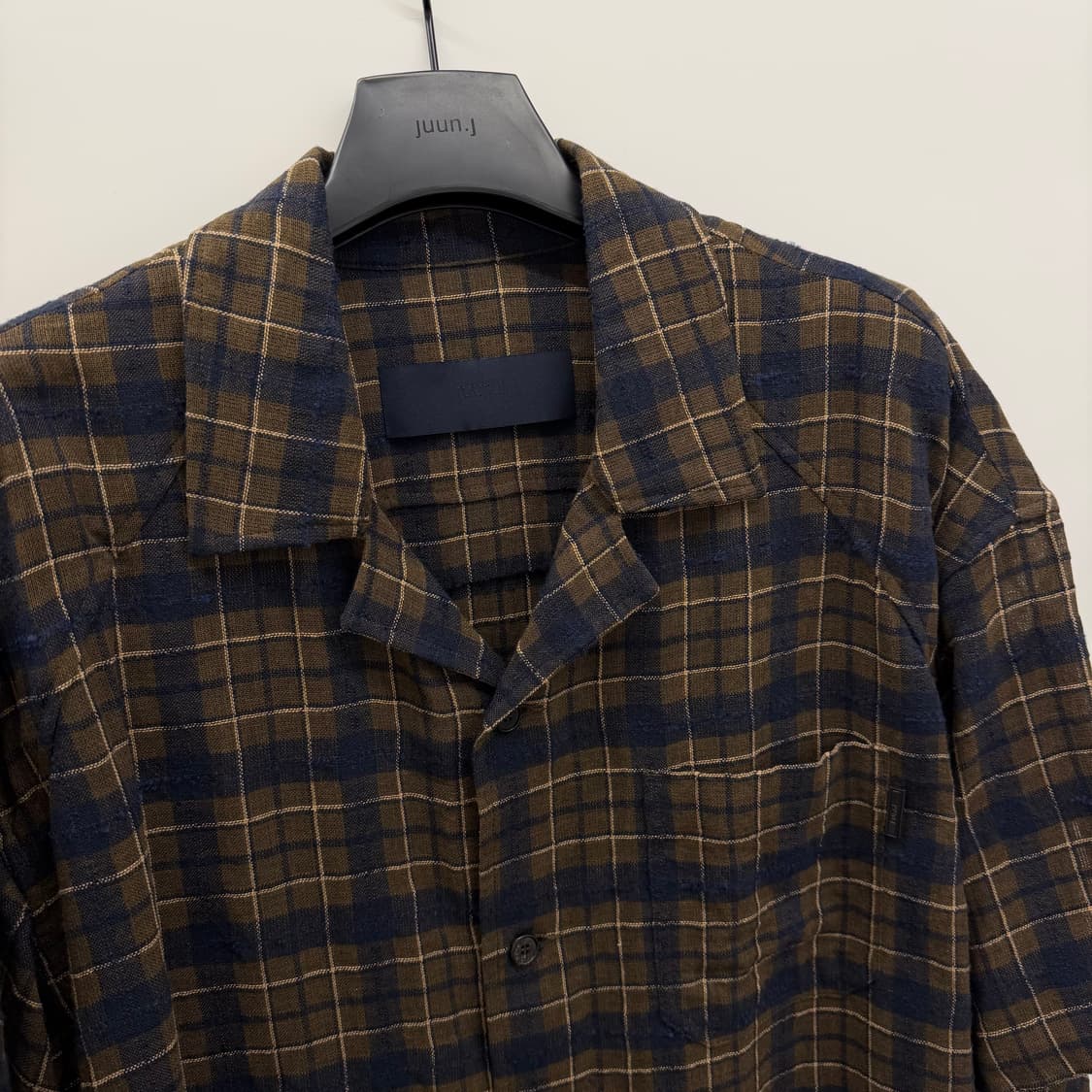 25SS 준지 콤마 체크 오픈 카라 셔츠 48 상품이미지2