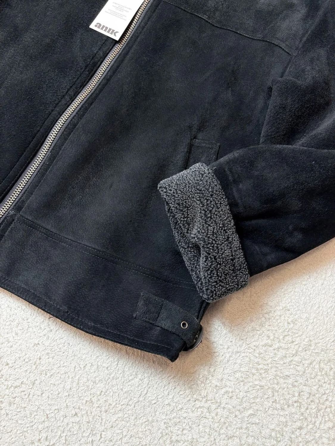 HIDE 90's 100% 돈피 스웨이드 무스탕 자켓 PN6547 상품이미지6