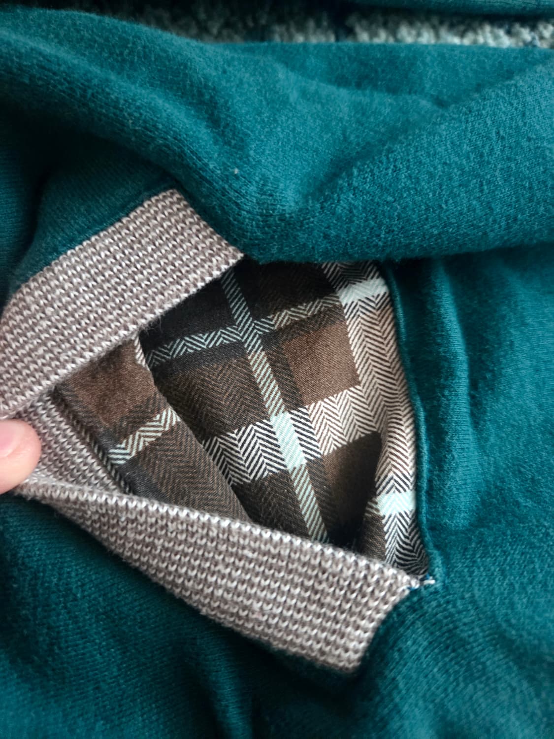 Vintage  럭비 그린 가디건 Letterd Cardigan 상품이미지3
