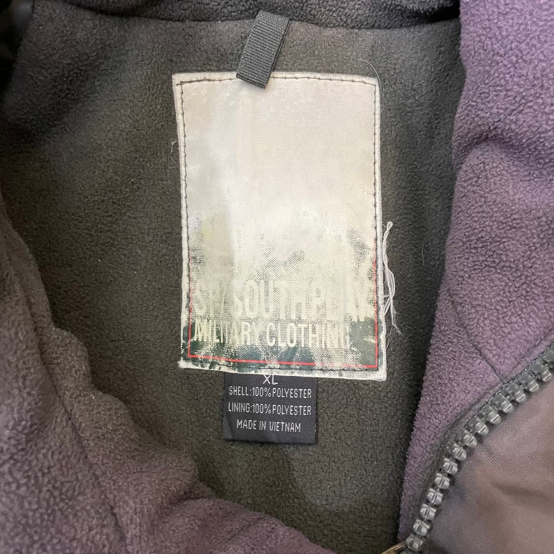 빈티지 밀리터리 카모 후드 헤비 점퍼 패딩 자켓 XL 상품이미지8