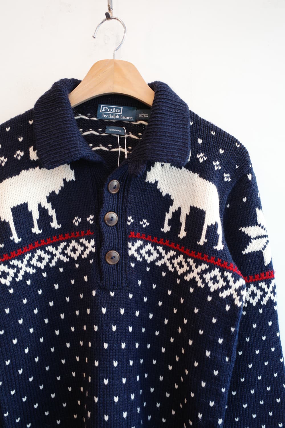 PoloRalphLauren 폴로 랄프로렌 눈꽃패턴 울 니트 상품이미지2