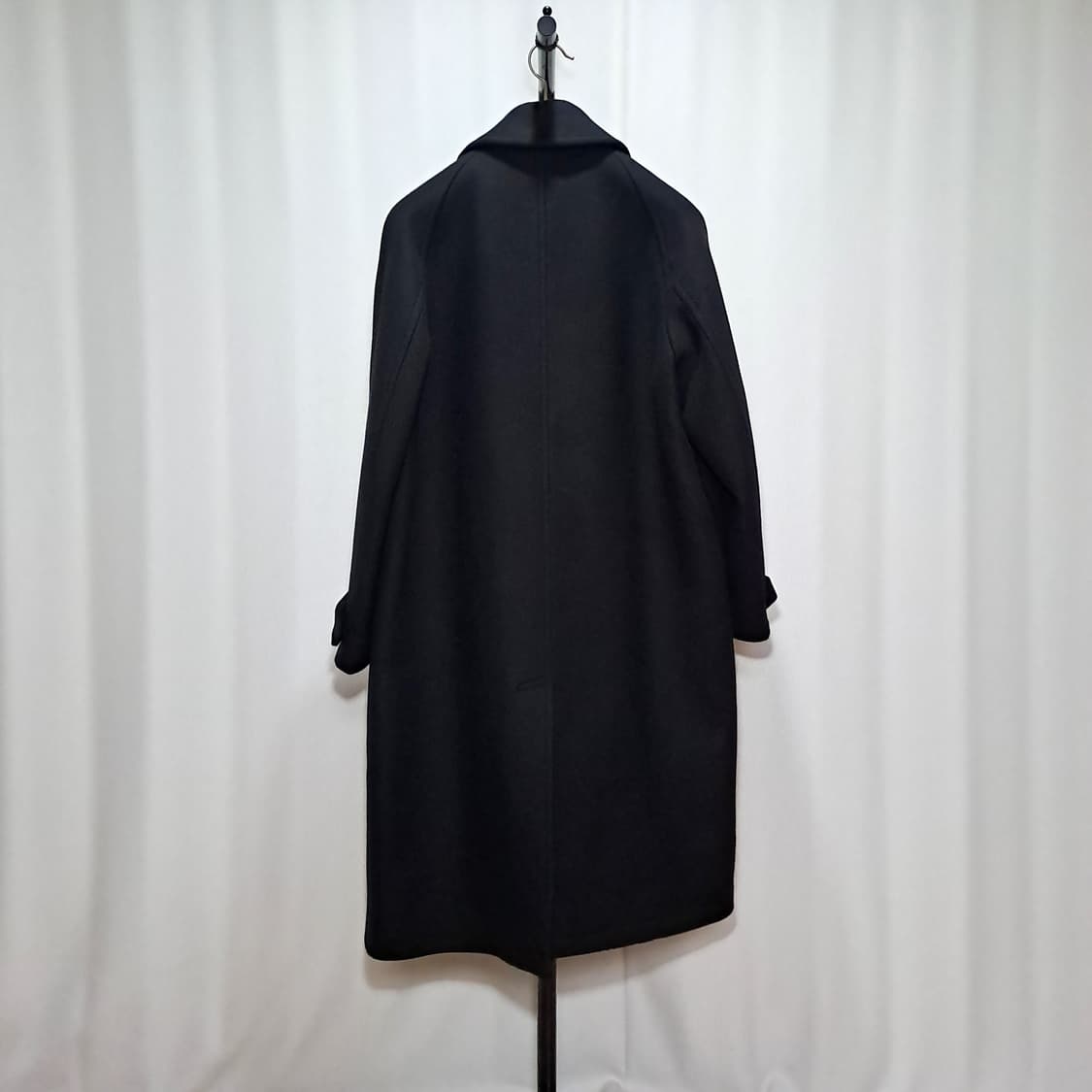 (택포) 쿠어 COOR MTR 발마칸 오버핏 블랙 코트 S B552 상품이미지3