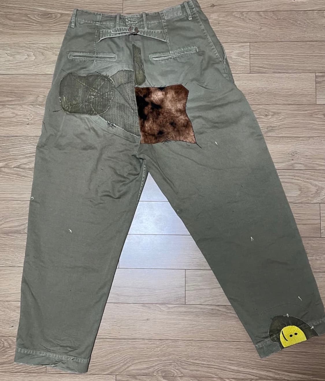 [캐피탈]_KAPITAL 카츠라기 팬츠 카키 4 상품이미지2