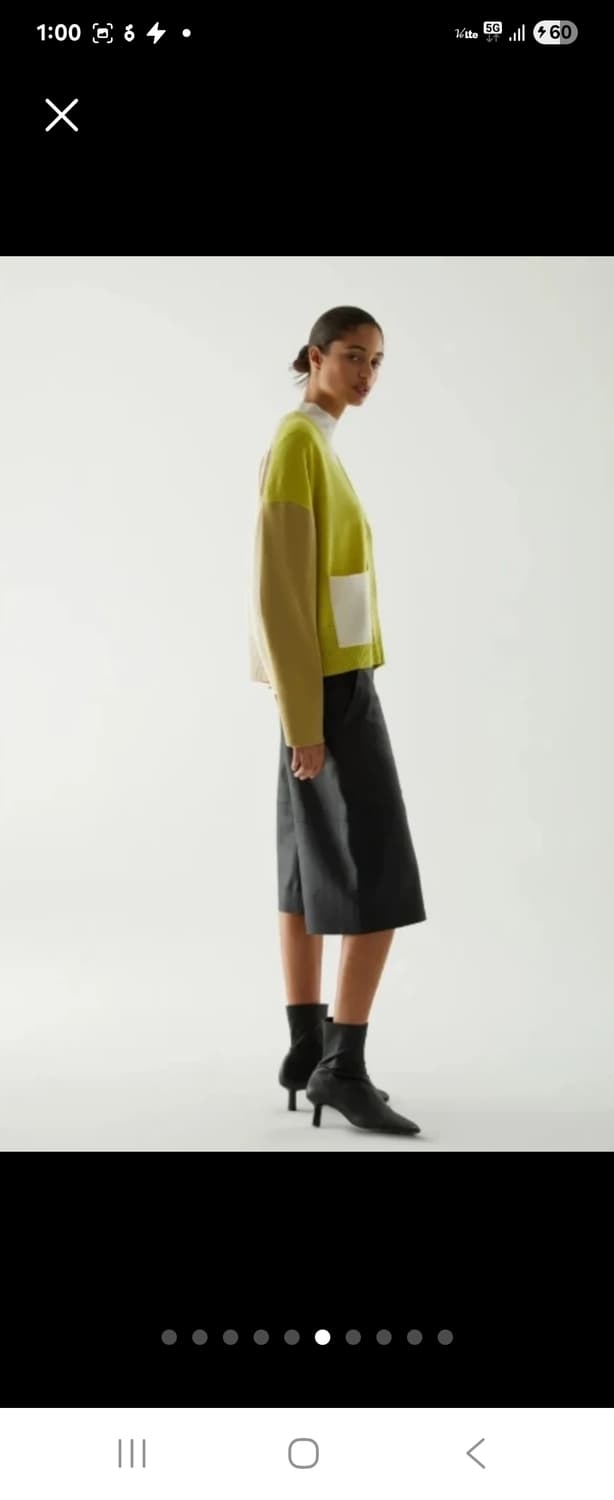 COS 코스 컬러 블록 니트 가디건55-88 F 상품이미지9