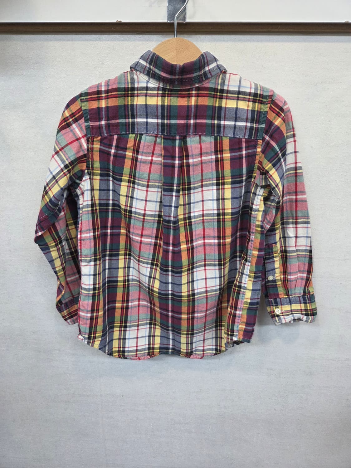 폴로랄프로렌 키즈 체크 셔츠긴팔 4세 상품이미지2