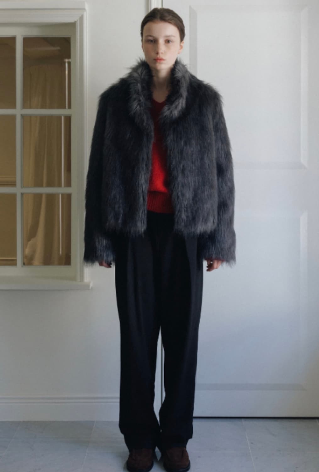 Fur collar jacket 상품이미지4