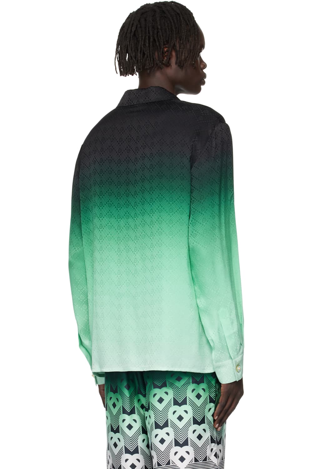 카사블랑카 그라데이션 실크 셔츠 상품이미지2