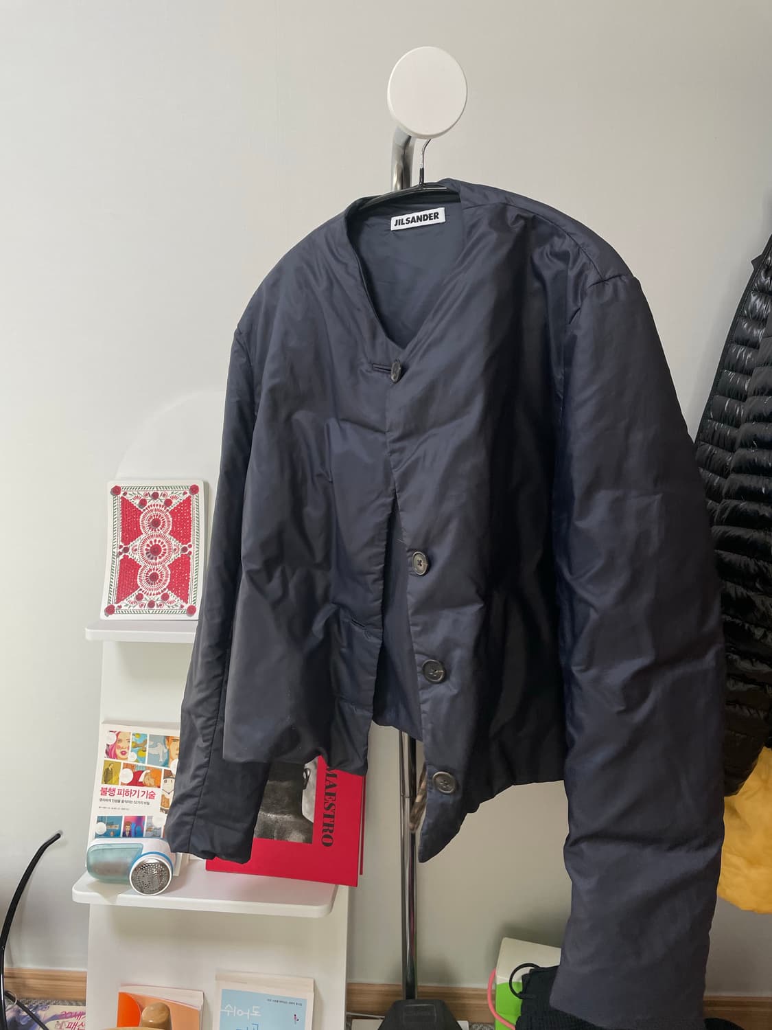 질샌더 JINSANDER 네이비 패딩 상품이미지1