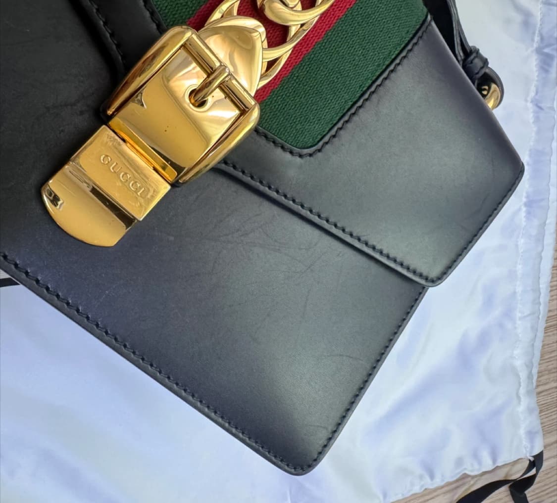 정품 구찌 실비 숄더백 (블랙) 상품이미지3