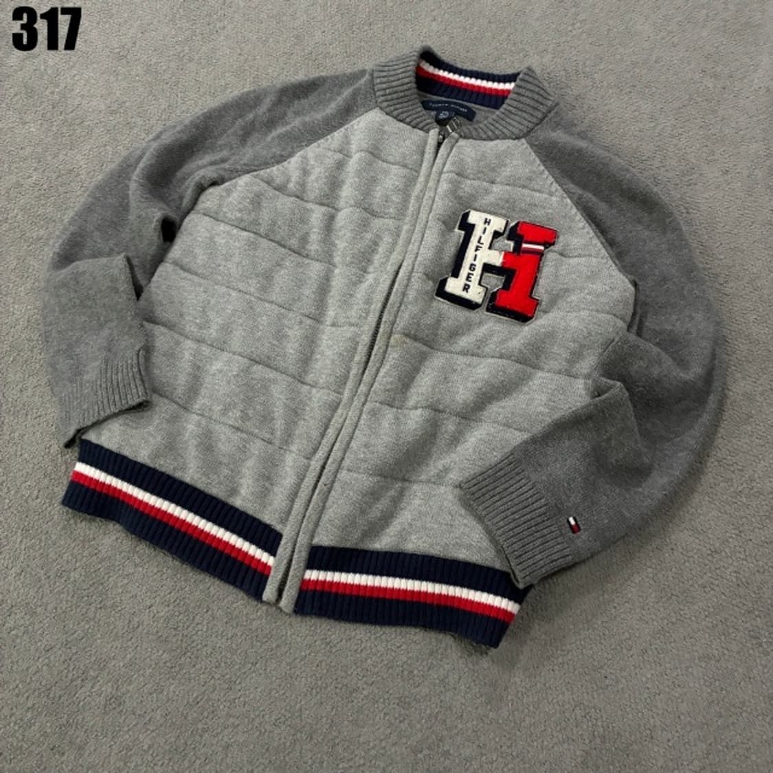 타미힐피거 아동용 그레이 집업 상품이미지1