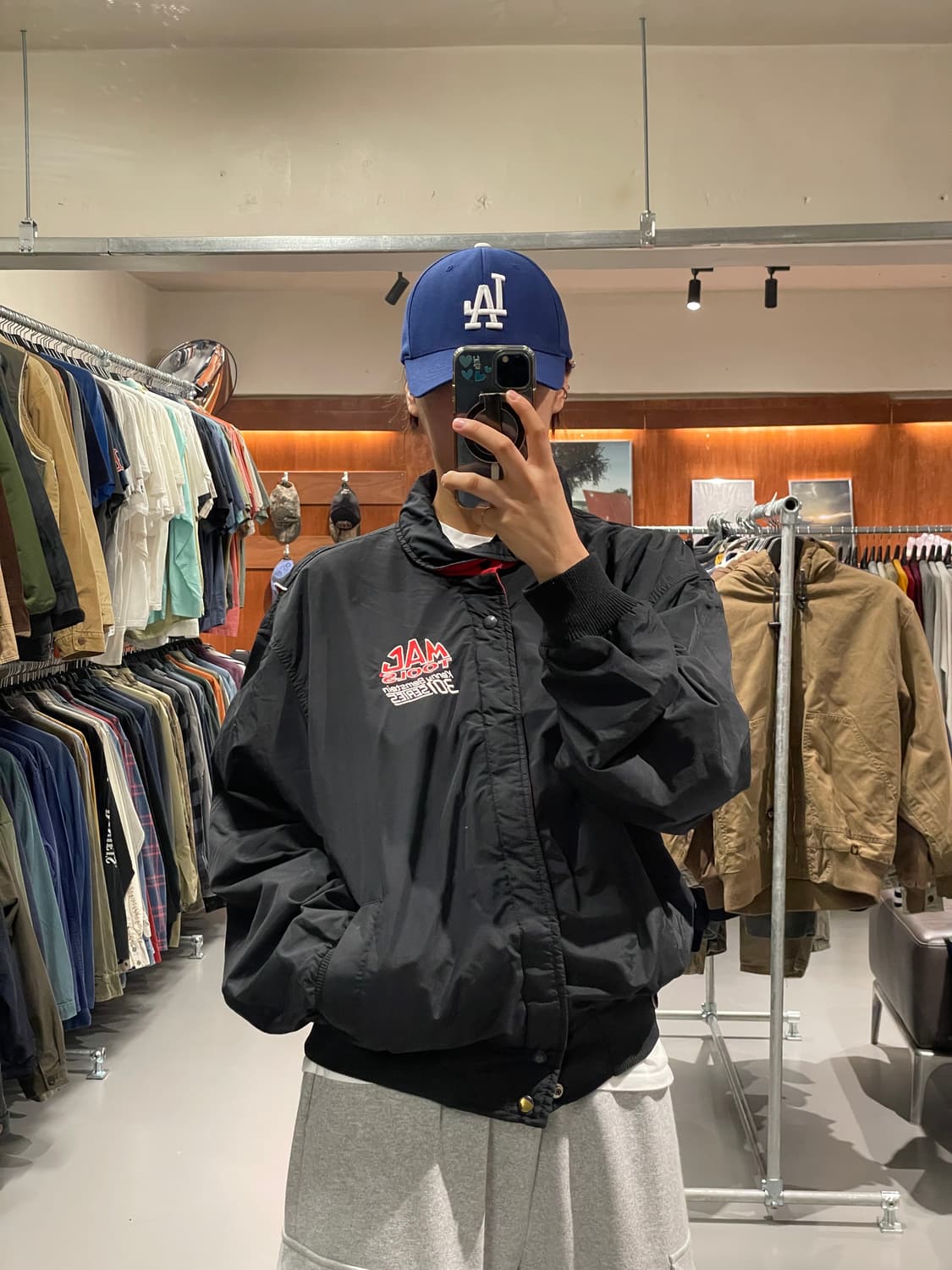 빈티지 레이싱 점퍼  상품이미지1