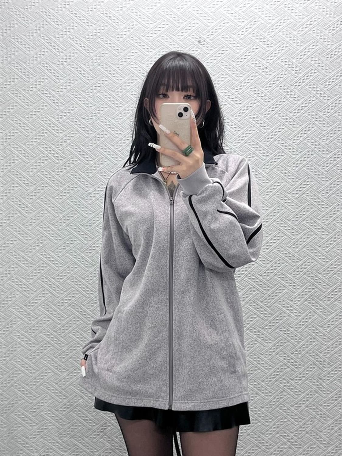 나이키 빈티지 캐주얼 스트릿 스톤패턴 져지 집업 105 C10978 상품이미지2