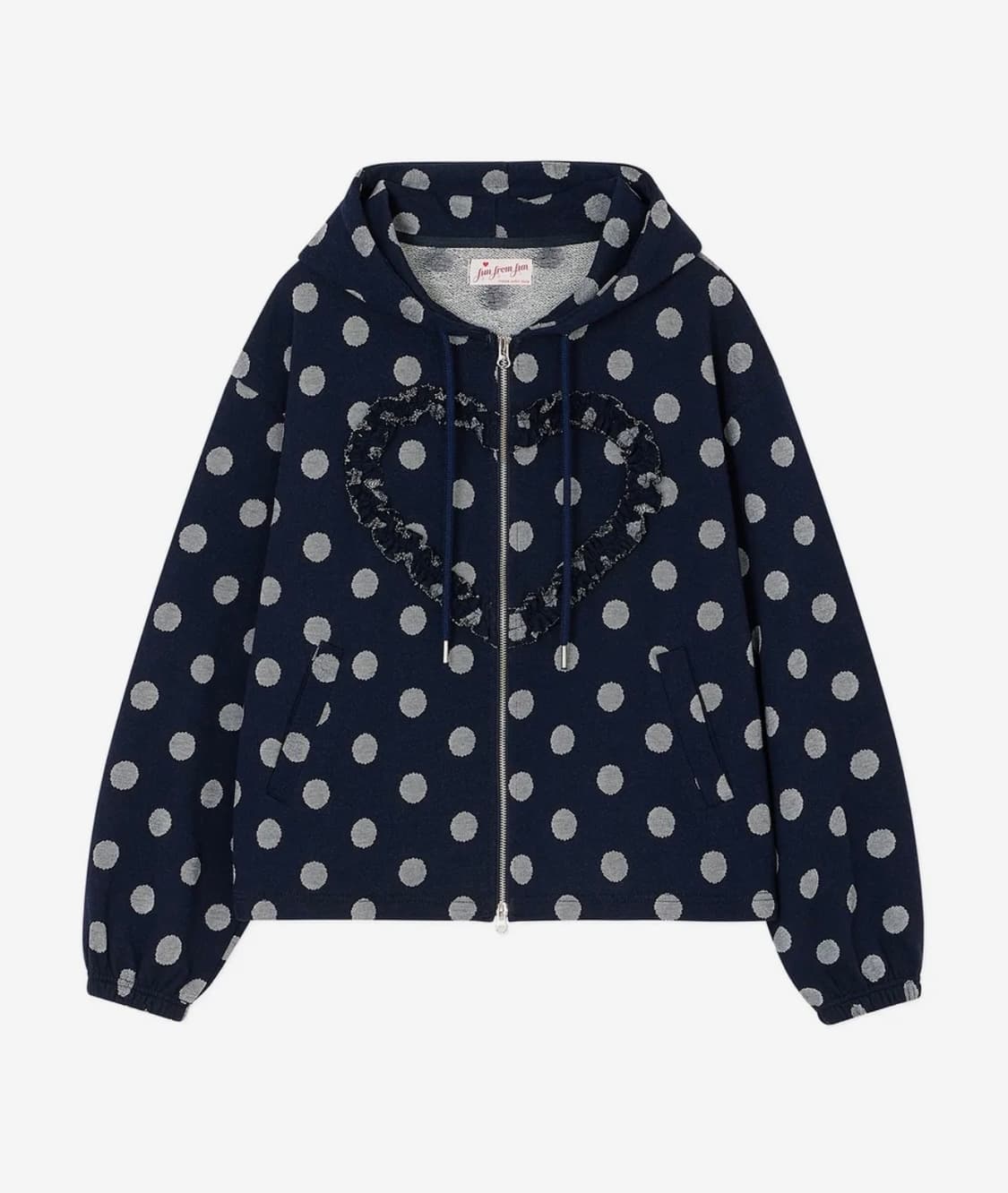 펀프롬펀 프릴 하트 후디 상품이미지2