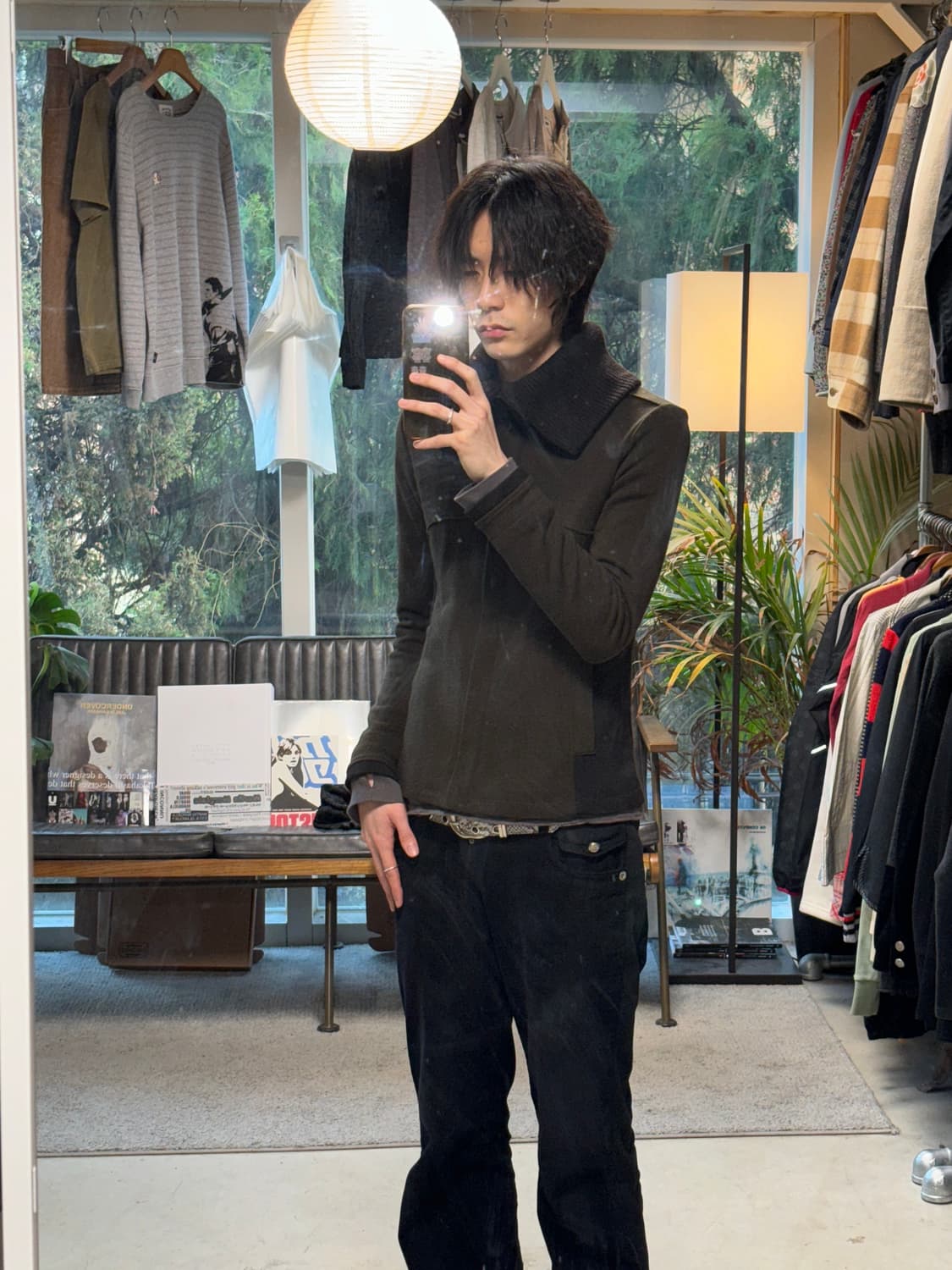 아츠로 타야마 하이넥 울자켓 상품이미지5