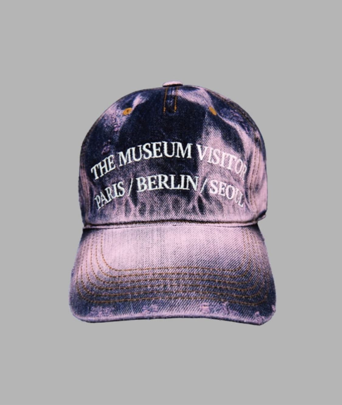 더뮤지엄비지터 washed denim ballcap 상품이미지1