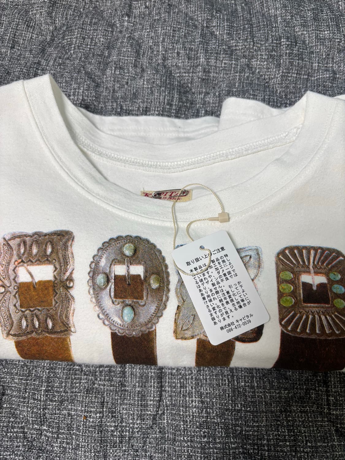 새상품 캐피탈 20크루 콘초 티셔츠 반팔 XL 상품이미지2