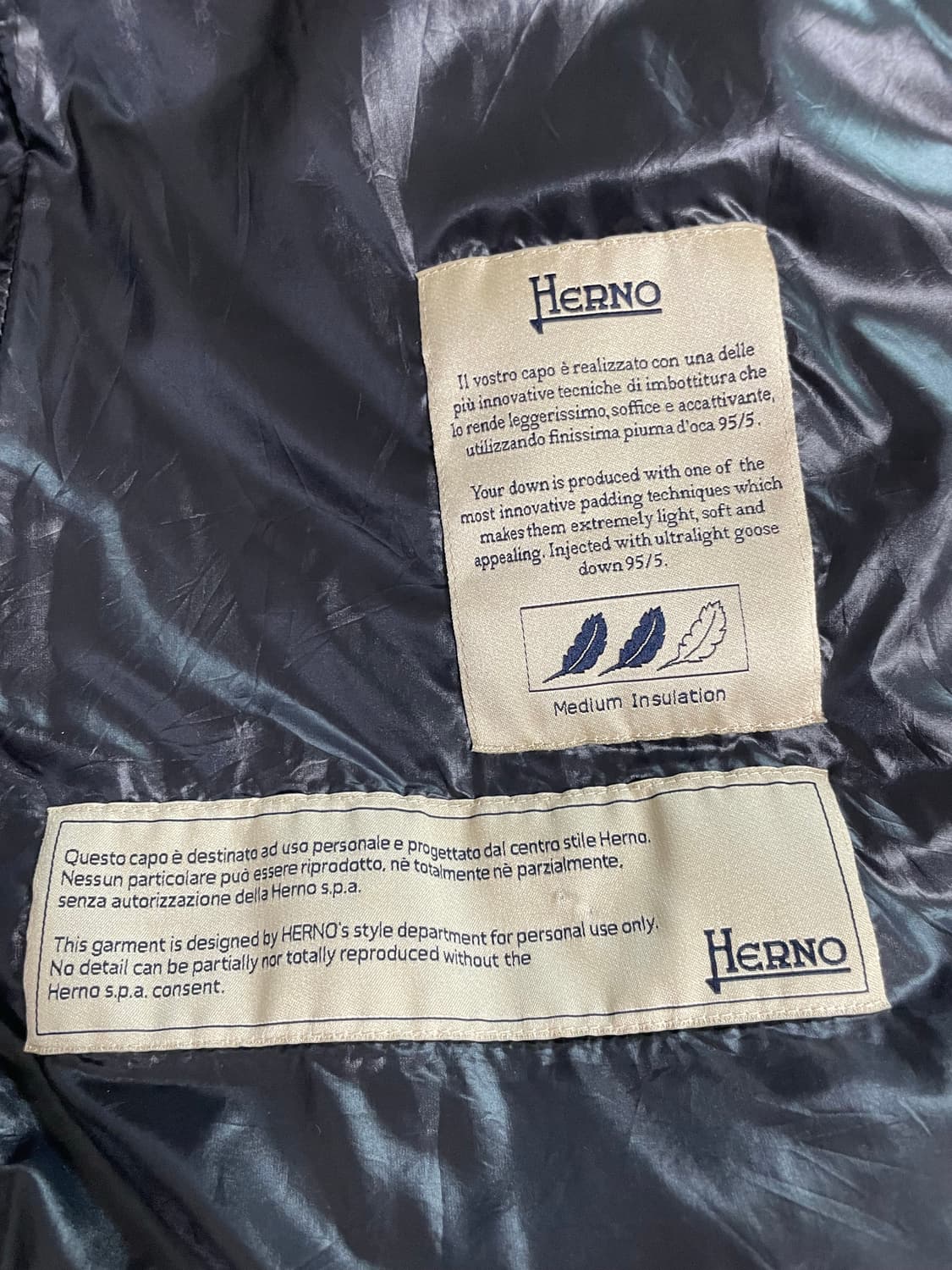 에르노 여성 패딩 블랙 40사이즈 정품 상품이미지5