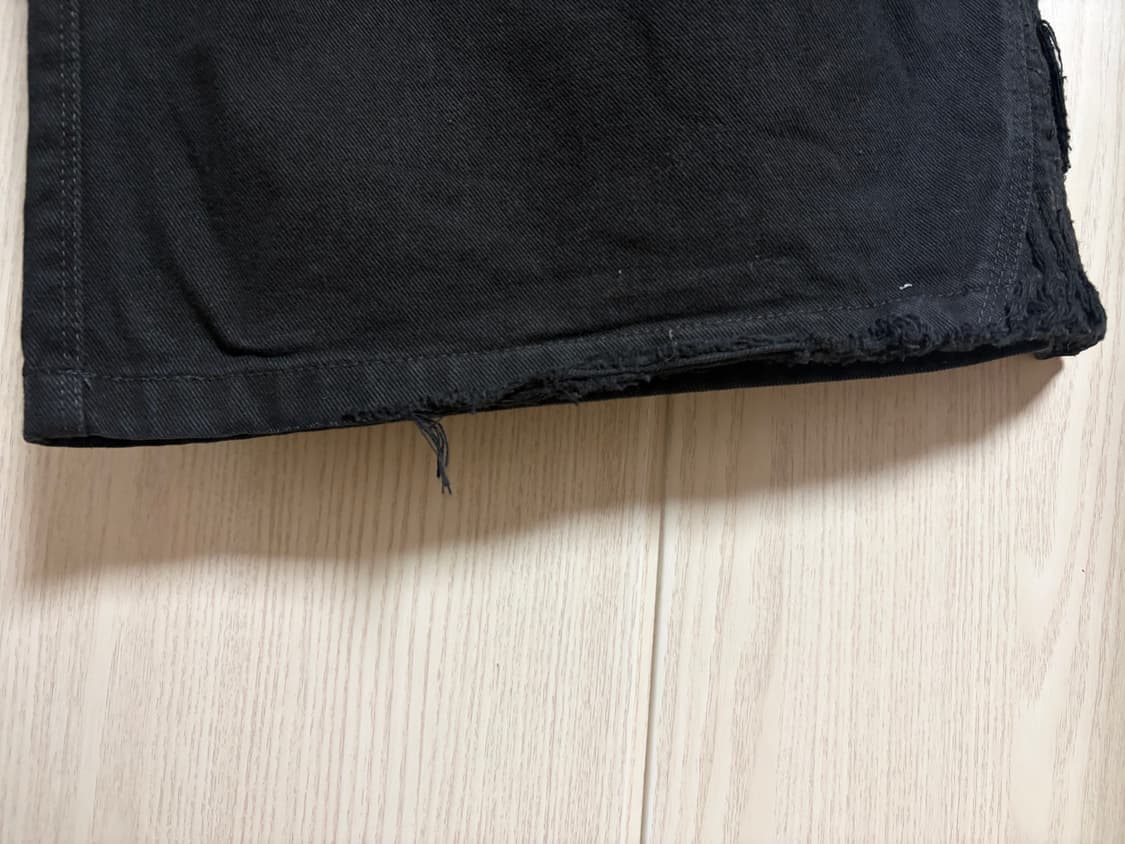 4)폴리테루 1011 웨스턴 보로 팬츠 블랙 트윌 상품이미지5