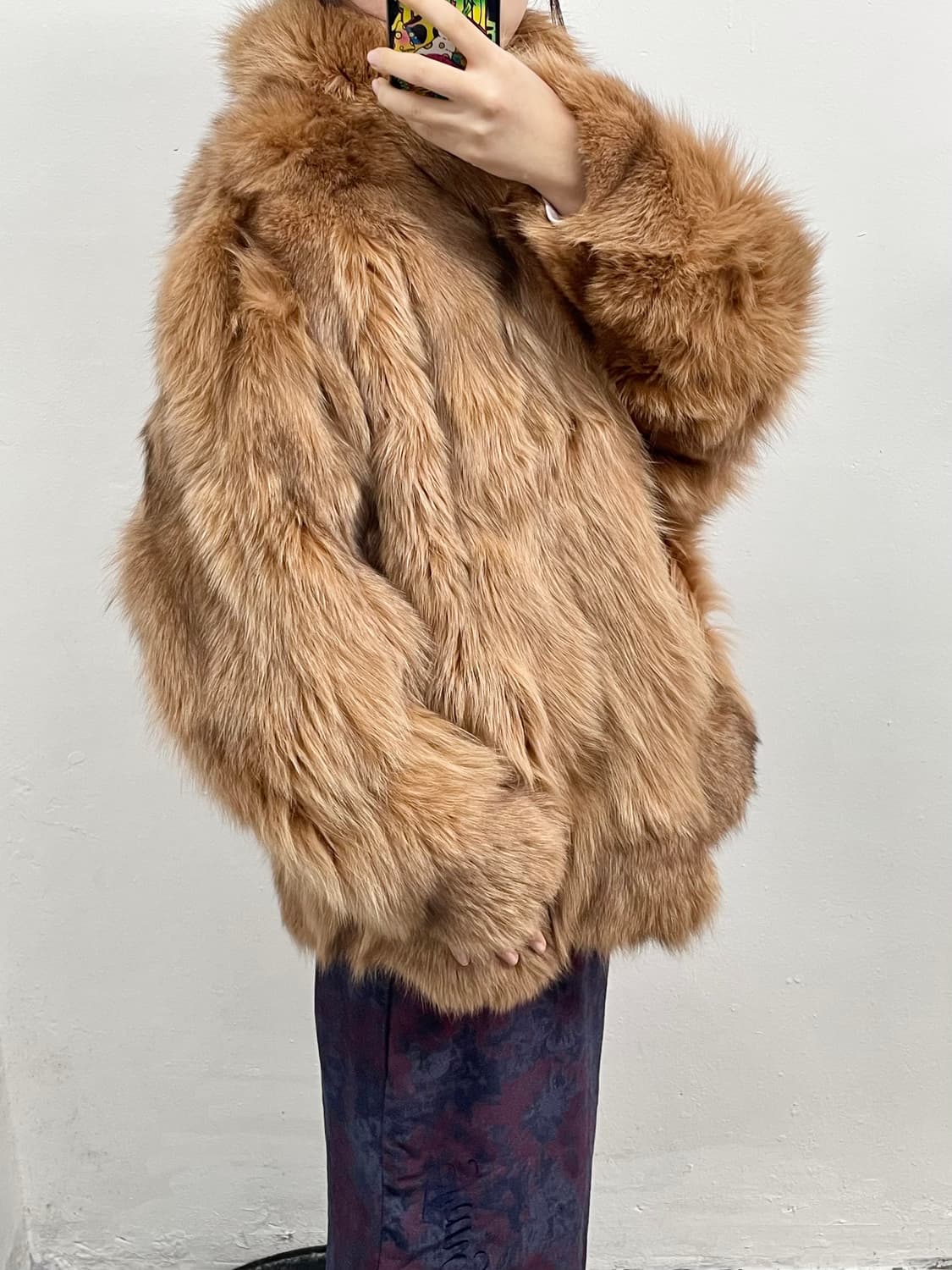 브라운 헤비 폭스 퍼자켓 상품이미지3