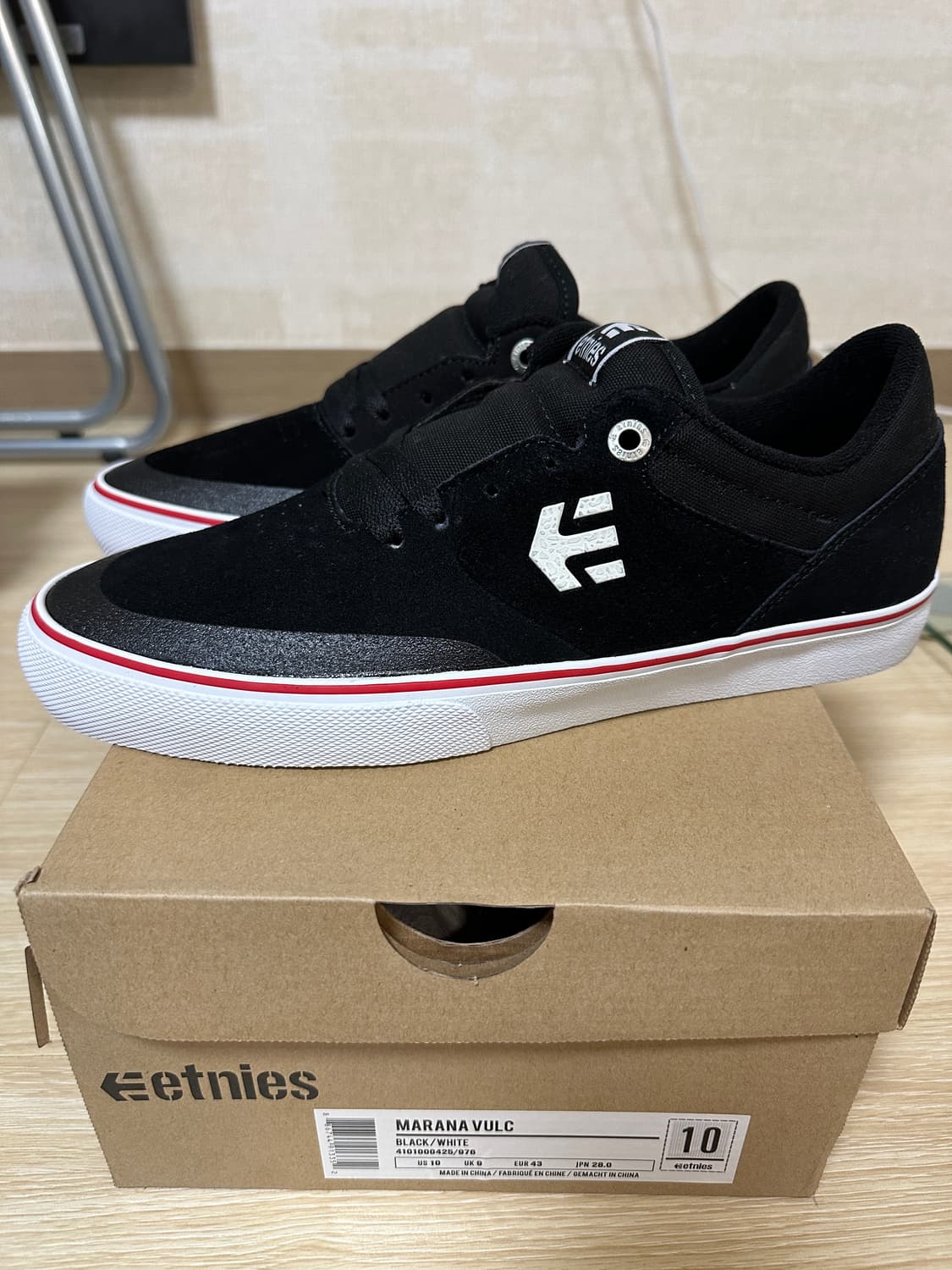 [280] Etnies Marana Vulc Black/White 상품이미지1