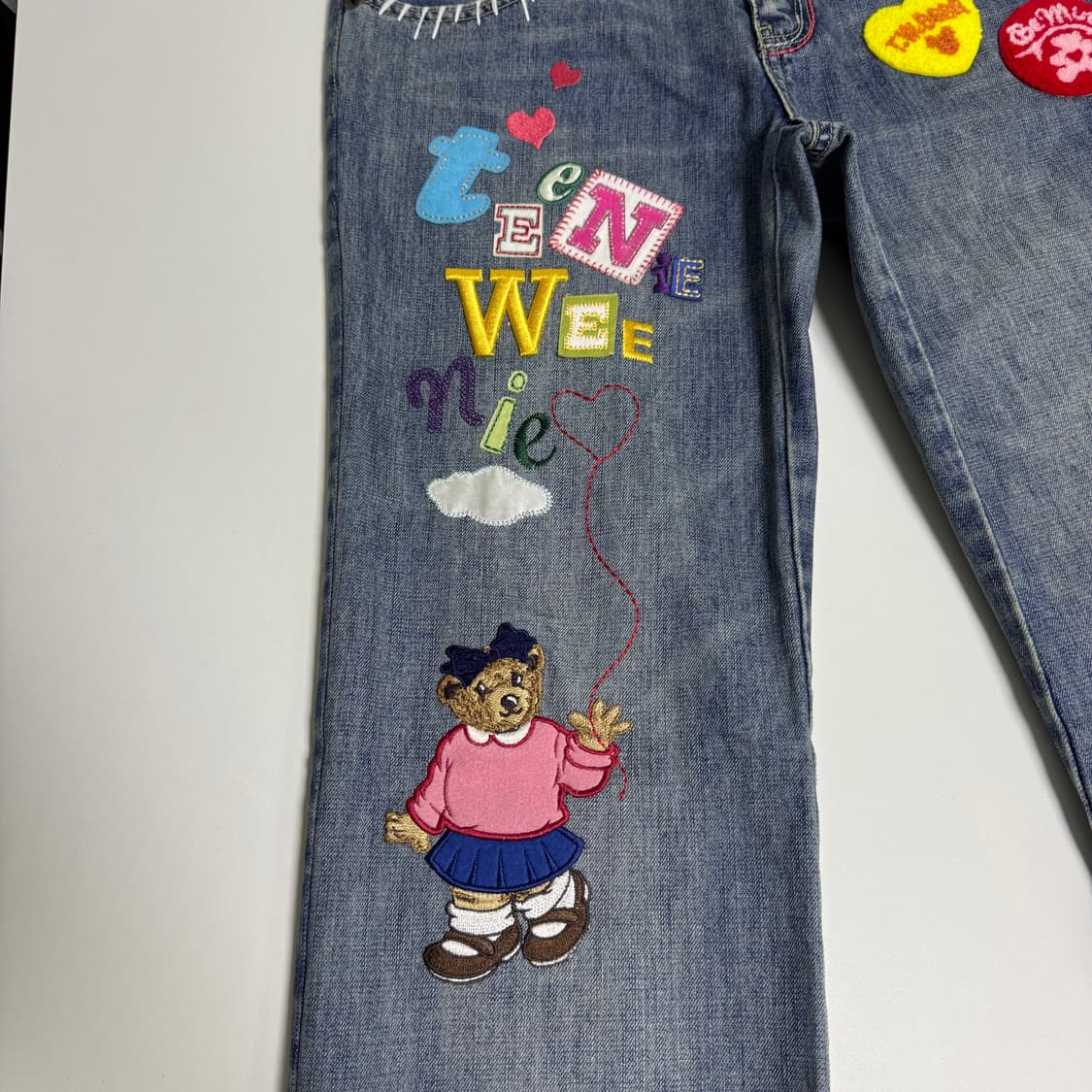 (W)티니위니 패치 청바지 상품이미지2