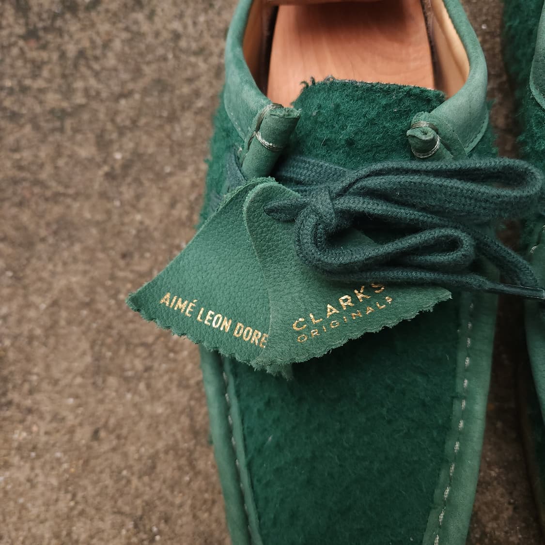 [260~265]클락스 x 에메 레온 도르 왈라비 카센티노 울 다크 그린 상품이미지3