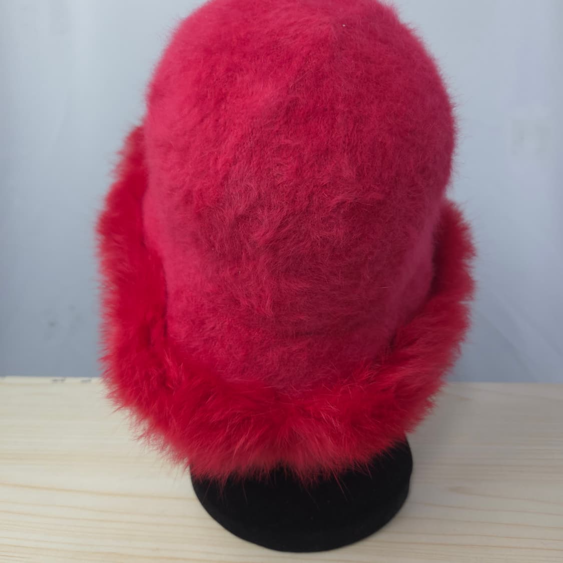 M 몽클레어  레드 퍼 버킷햇 모자  상품이미지3